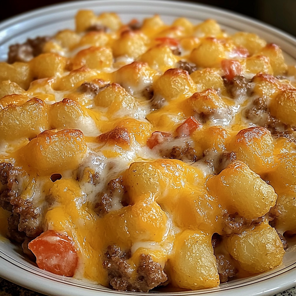 Cheesy Tater Tot Casserole