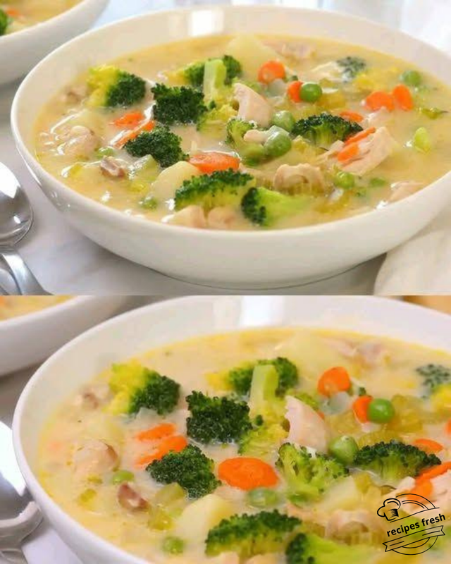 Creamy Chicken and Vegetable Soup: A Bowl of Comfort in Every Season