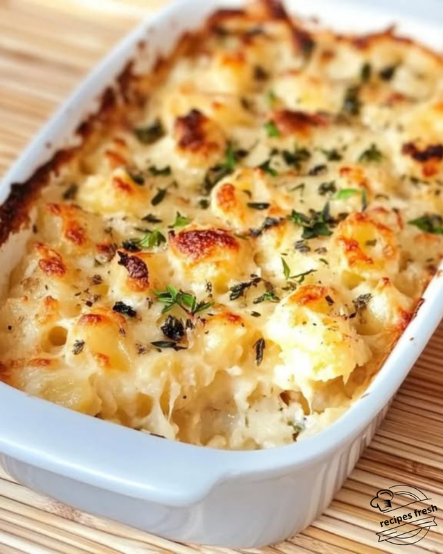 Delicious Cauliflower and Potato Gratin with Comté Recipe