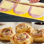 Delicious Ham and Cheese Puff Pastry Rolls Recipe