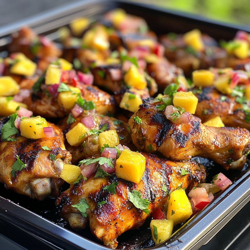 Grilled Chicken with Mango Salsa