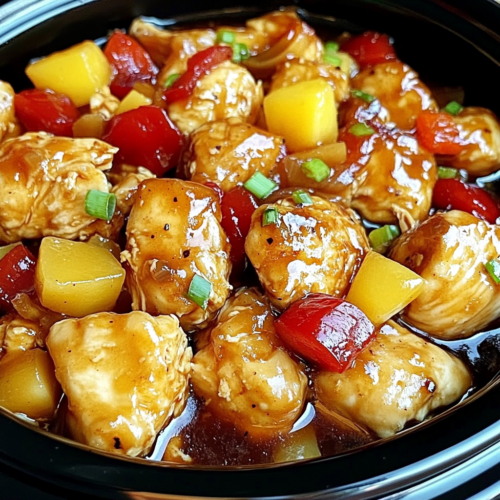 Hawaiian Crockpot Chicken