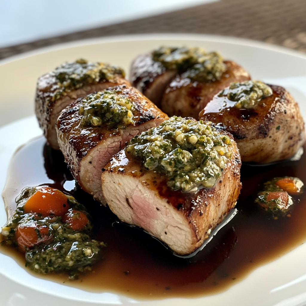 Keto Pork Tenderloin with Tapenade