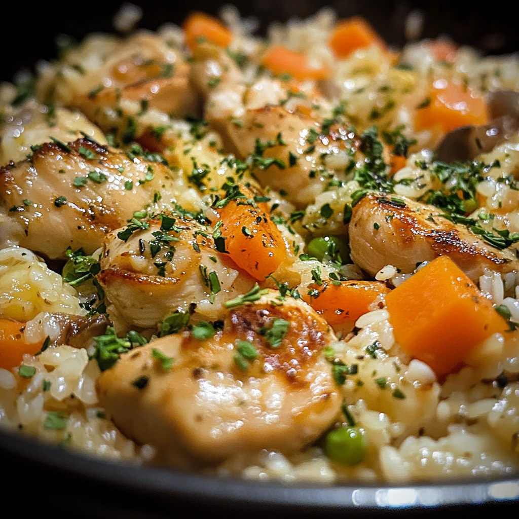 One-Pot Chicken and Rice with Vegetables