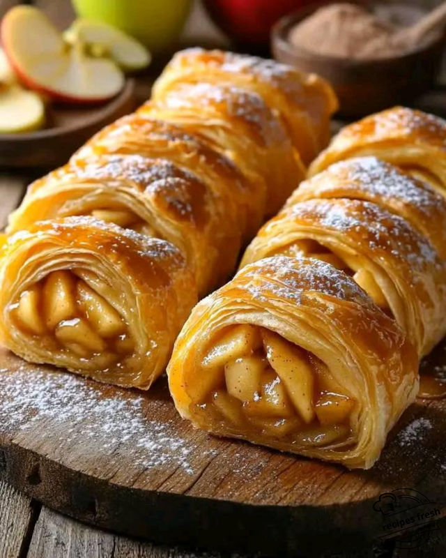 Quick and Delicious Apple Puff Pastry Rolls Recipe