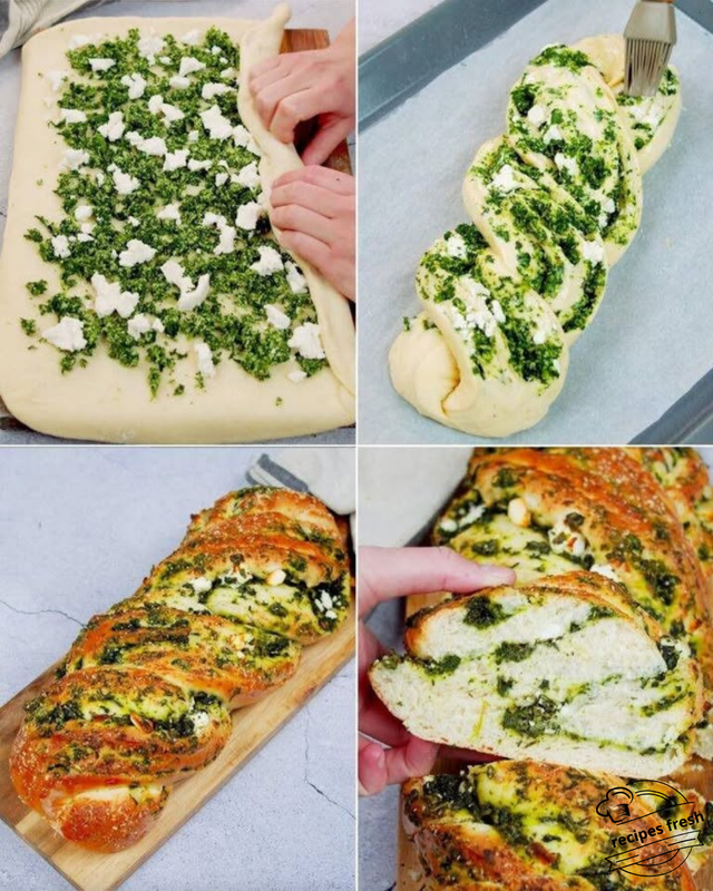Spinach and Feta Pain: Quick, Fluffy, and Super Delicious!